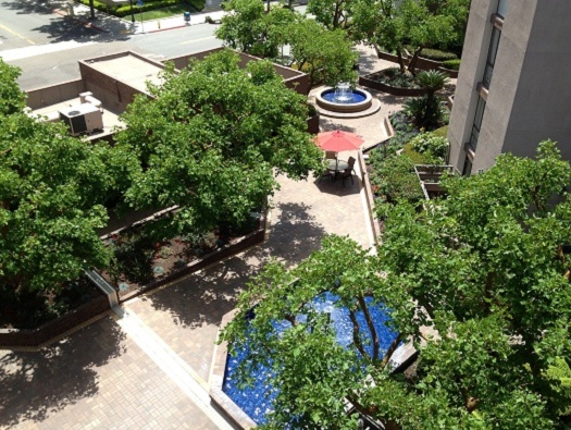 Landscaped Terrace Areas with 5 Fountains & Seating Landscaped Terrace Areas with 5 Fountains & Seating